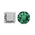 Aurora Kristals Aurora Square A4400 Emerald 4mm