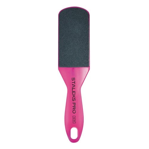 Staleks Plastic Pedicure Foot File Expert 10 type 2 80/120grit (AE 10/2) Pink