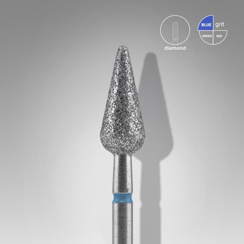 Staleks Diamond Nail Bit "Pointed Pear" FA100B050/12