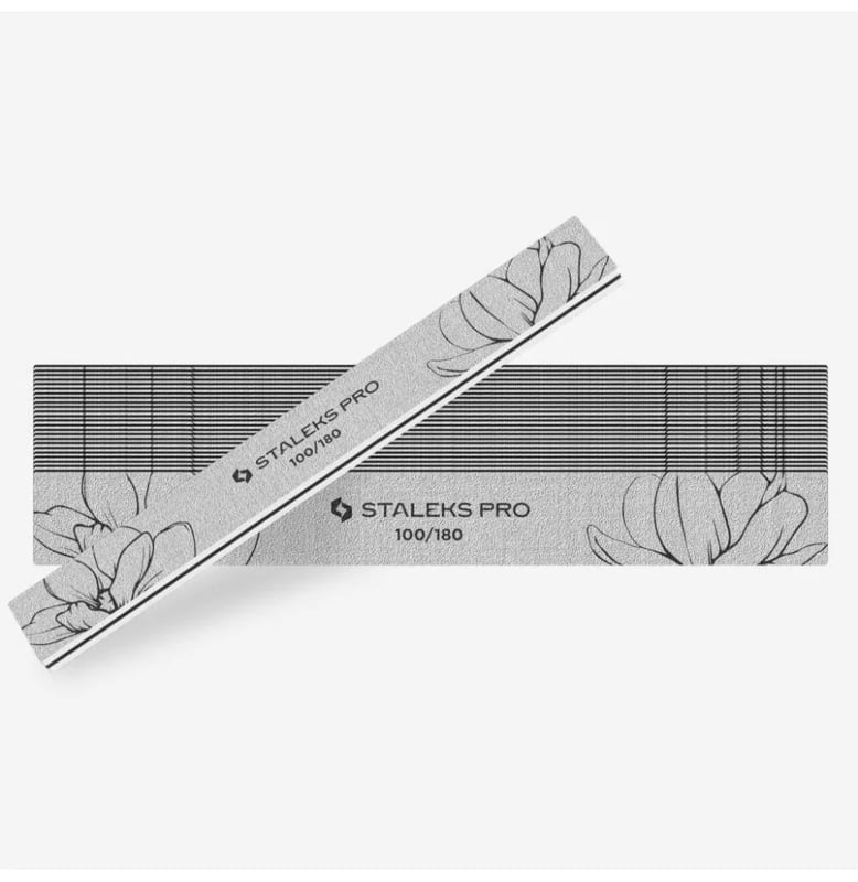 Staleks Straight Nail File NFE-20 180/240 25pcs