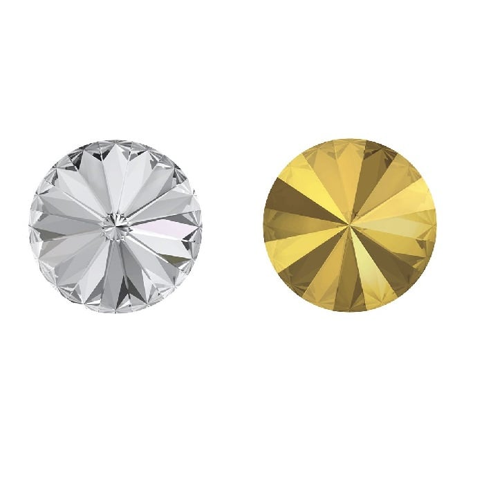 Aurora Kristals Aurora Rivoli A1122 Crystal Metallic Sunshine 14mm