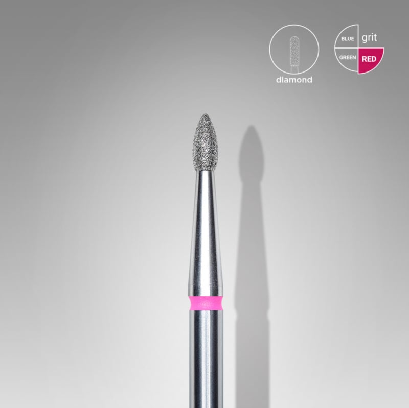 PNS Staleks Diamond Nail Bit "pointed bud" FA60R018/4