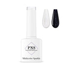 PNS No Wipe Topcoat: Multicolor Sparkle 7ml
