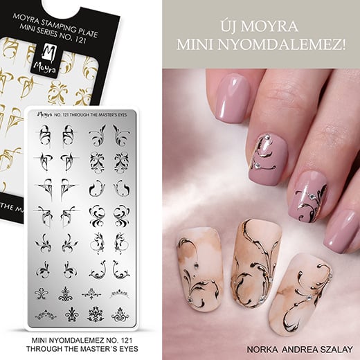 Moyra Mini Stamping Plate 121 Trough the master's eye