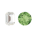 Aurora Kristals Aurora Step Cut Octagon A4610 Peridot 6x4mm