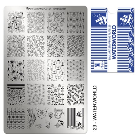 Moyra Stamping Plate 29 Waterworld