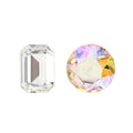 Aurora Kristals Aurora Step Cut Octagon A4610 Crystal Paradise Shine 6x4mm