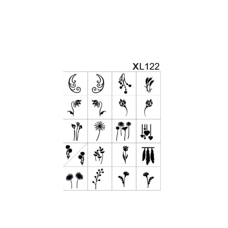 PNS Airbrush Stencil Templates XL122