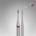 PNS Staleks Diamond Nail Bit "flame mini" FA12R010/3
