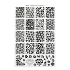 Moyra Stamping Plate 155 Stamptech + Free Try-on Plate Sheet