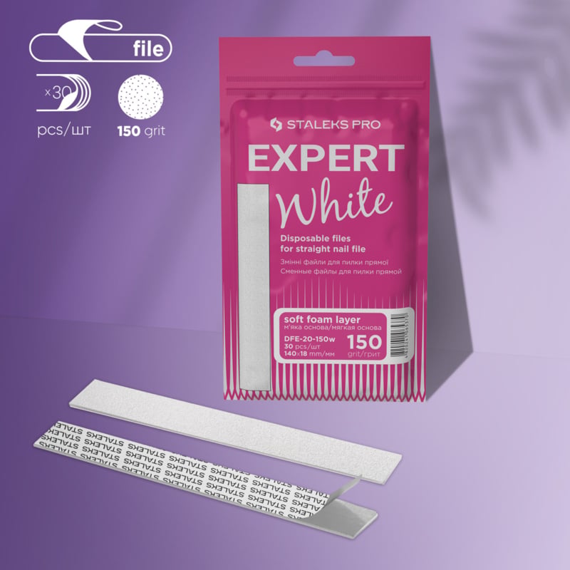 Staleks Expert plakvijlen "straight" DFE-20-150w
