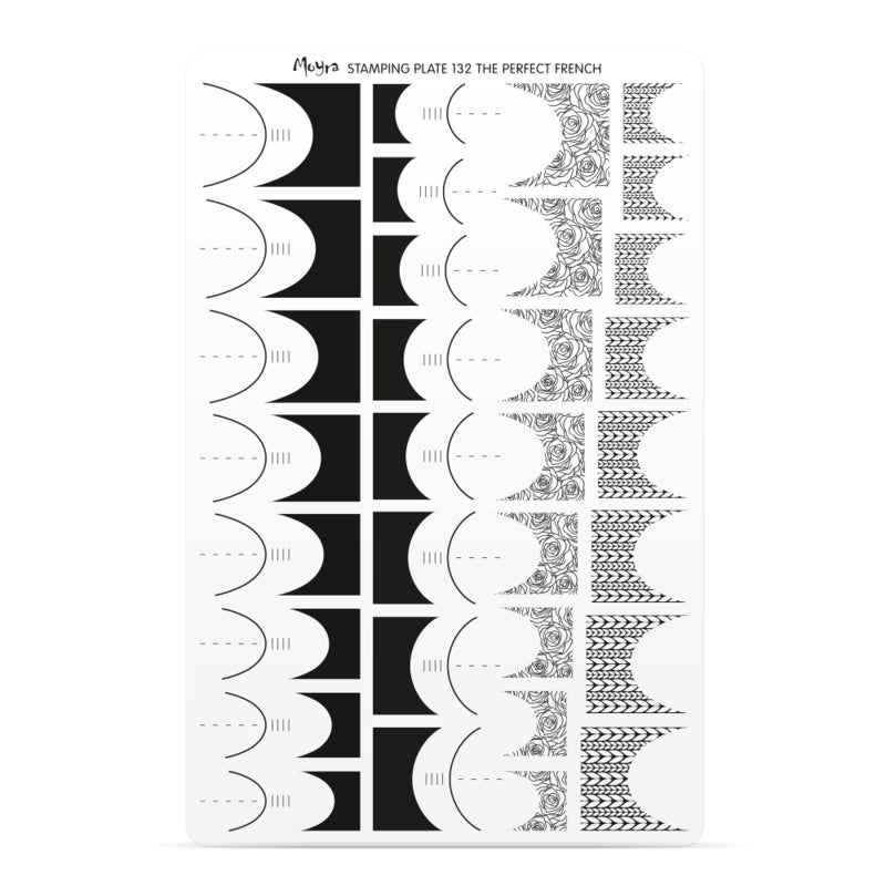 Moyra Stamping Plate 132 The Perfect French
