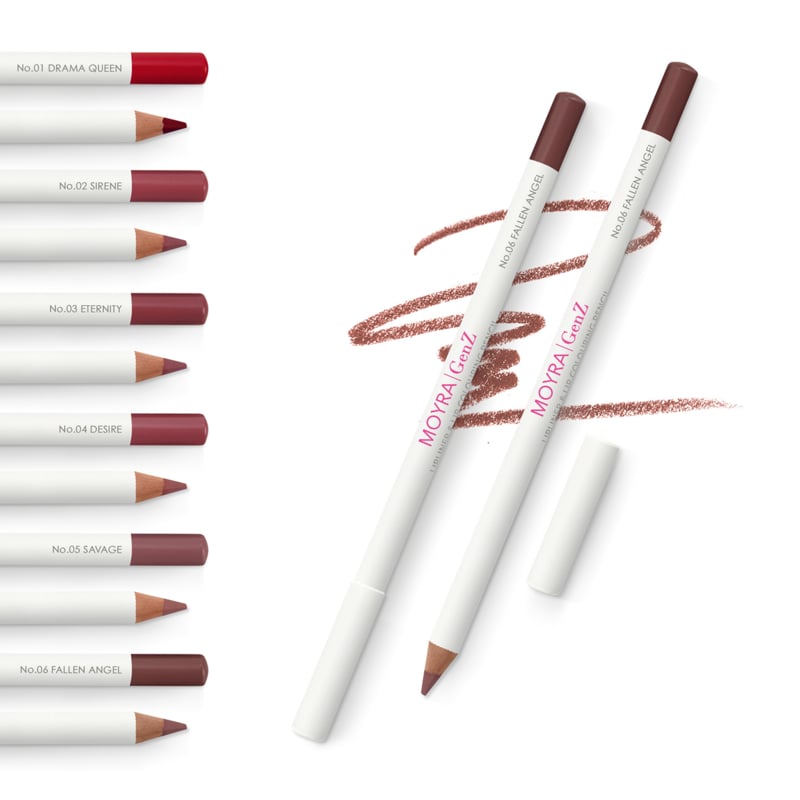 GenZ make-up GenZ Lipliner & Lip colouring pencil No.06 Fallen Angel