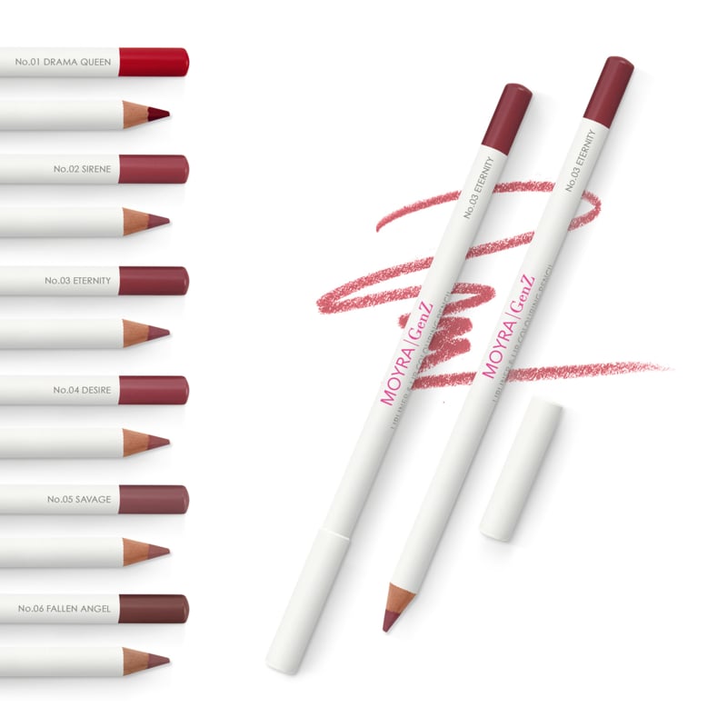 GenZ make-up GenZ Lipliner & Lip colouring pencil No.03 Eternity