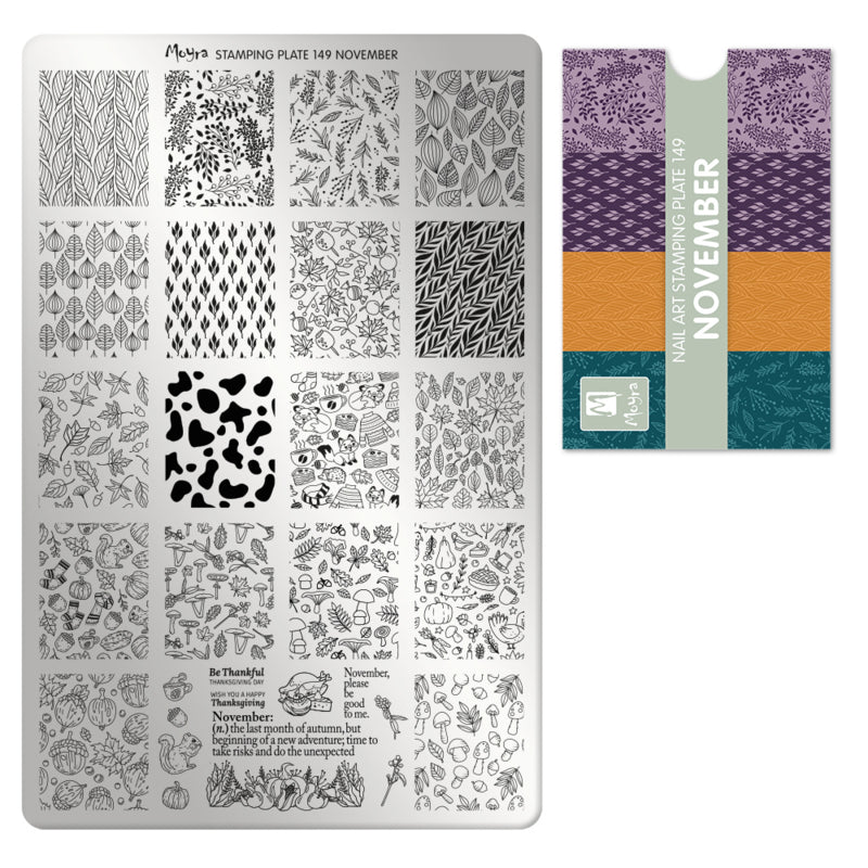 Moyra Stamping Plate 149 November