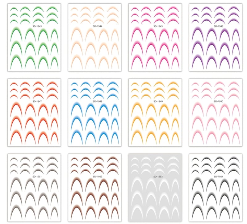 PNS Sticker Smile Line sd-1951 lavender