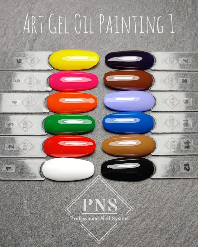 PNS Art Gel Oil Painting 1 t/m 12 Collection Box No.1