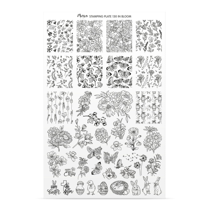 Moyra Stamping Plate 130 In Bloom