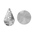 Aurora Kristals Aurora Pearshape A4300 Crystal Comet Argent Light 8x5mm