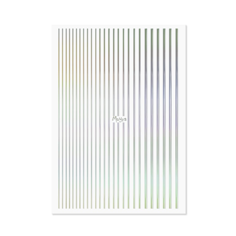 Moyra Nail Art Strips 06 Holo Silver