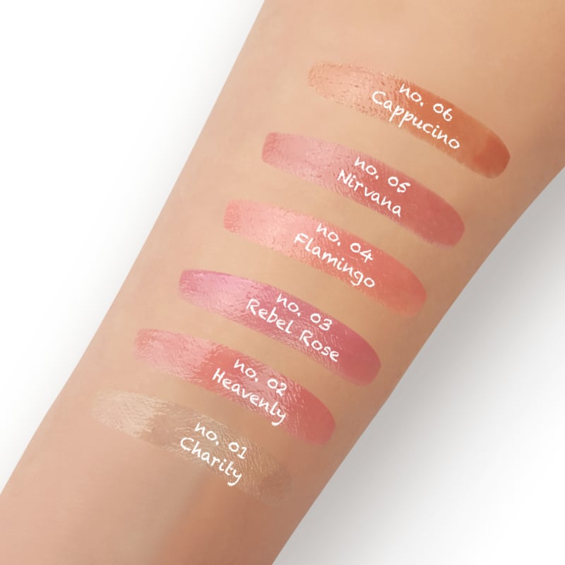 GenZ make-up GenZ Let it Glow Lipgloss No.03 Rebel Rose