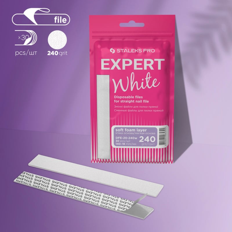 Staleks Expert plakvijlen "straight" DFE-20-240w