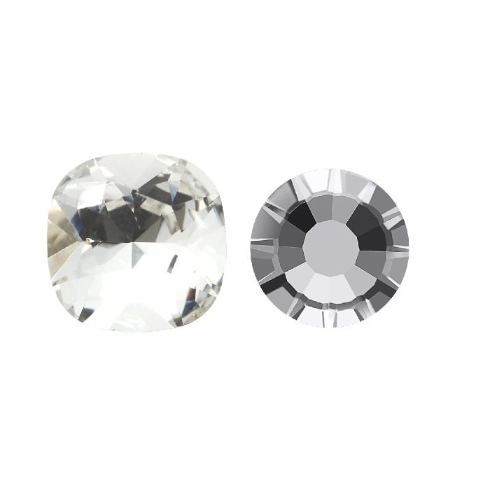 Aurora Kristals Aurora Round Square A4470 Crystal 6mm