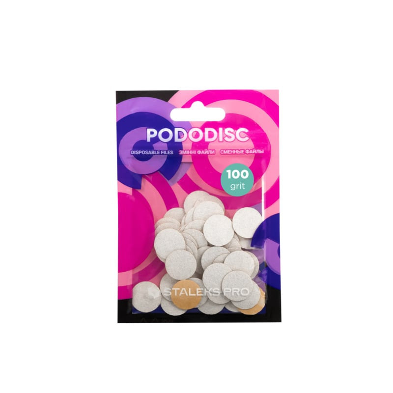 Staleks Refill Pads for Pododisc 20mm PDF-20-100 white