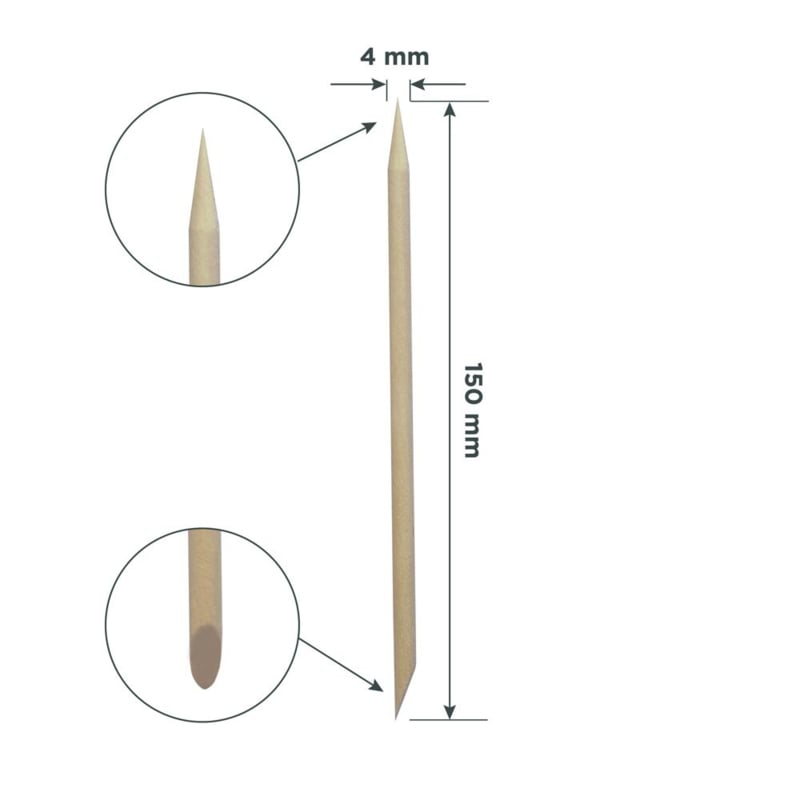 Staleks Orange Sticks DOS-10/10stuks