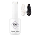 PNS No Wipe Topcoat: Golden Shards 15ml