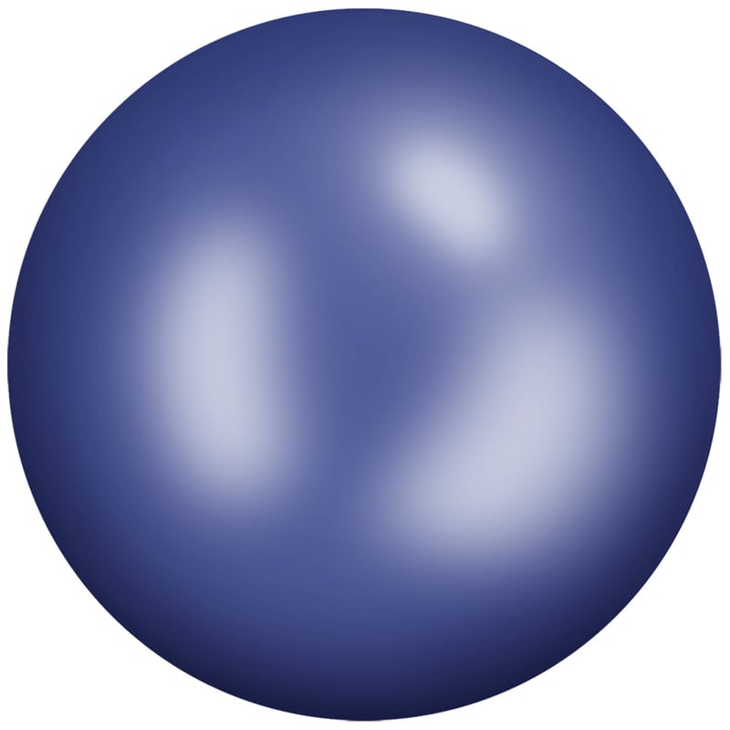 Aurora Kristals Aurora Ceramic Cabochon 7626 Sapphire ss6