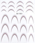 PNS Sticker Smile Line sd-1951 Lavender