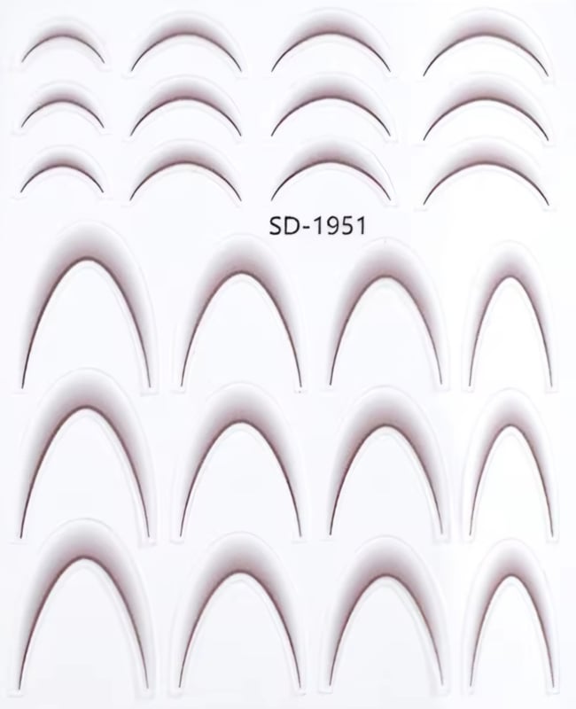PNS Sticker Smile Line sd-1951 lavender