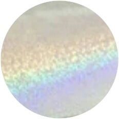 PNS Foil Glitter Transparant White 9