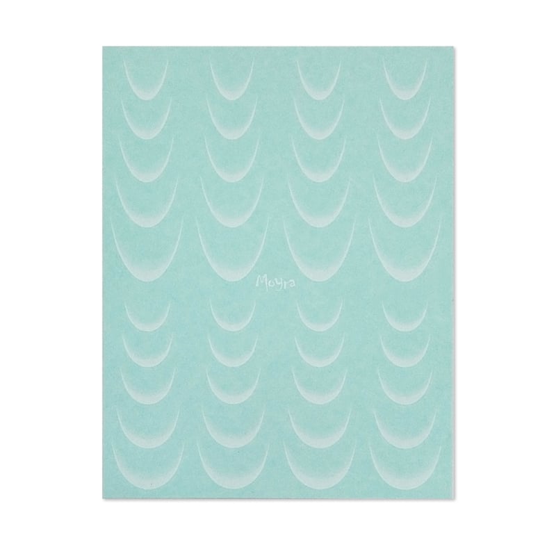 Moyra Water Transfer Sticker No. 12 Ombre White