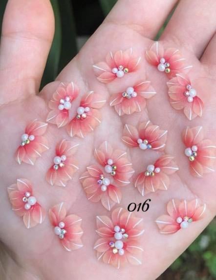 PNS Handgemaakte Acryl 3D Bloemen 016