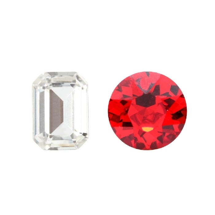Aurora Kristals Aurora Step Cut Octagon A4610 Hyacinth 6x4mm