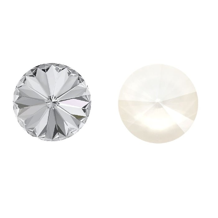 Aurora Kristals Aurora Rivoli A1122 Crystal Powder Grey 12mm