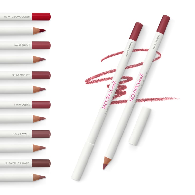 GenZ make-up GenZ Lipliner & Lip colouring pencil No.02 Sirene