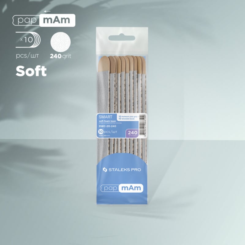 Staleks Disposable Nail Files "straight" DWC-20-240