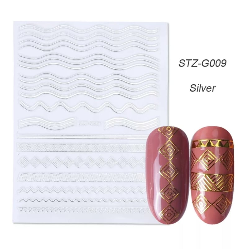 PNS Sticker STZ-G009 zilver