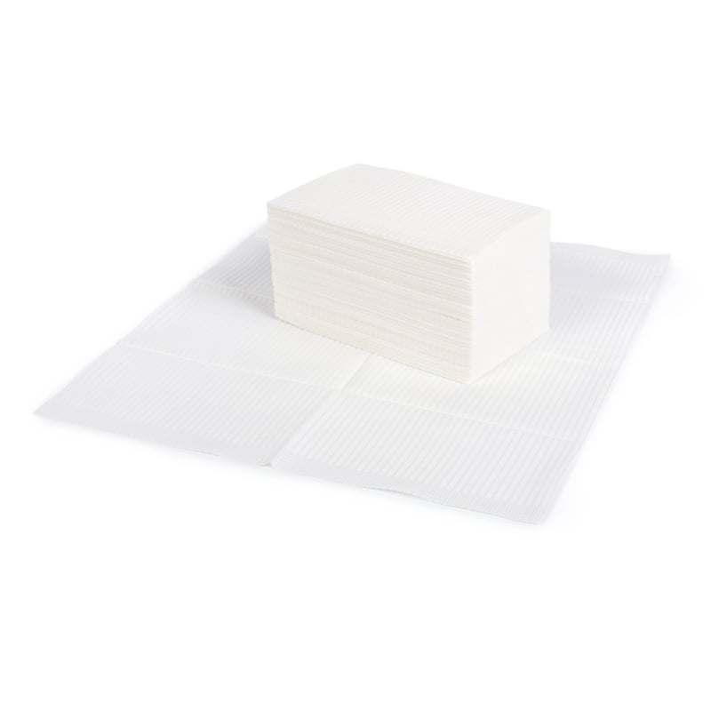 PNS Dental Bibs / Table Towels White 125stuks
