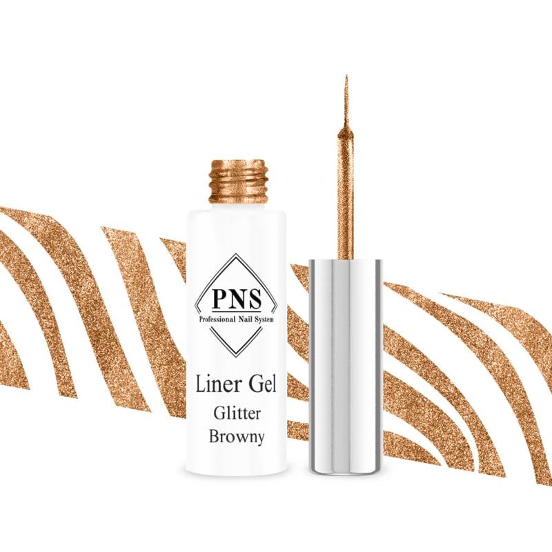 PNS Liner Gel Glitter Browny