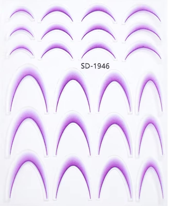 PNS Sticker Smile Line sd-1946 purple