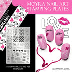 Moyra Stamping Plate 138 February