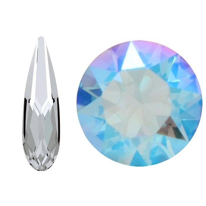 Aurora Kristals Aurora Raindrop A4331 Aquamarine Shimmer 10x3mm