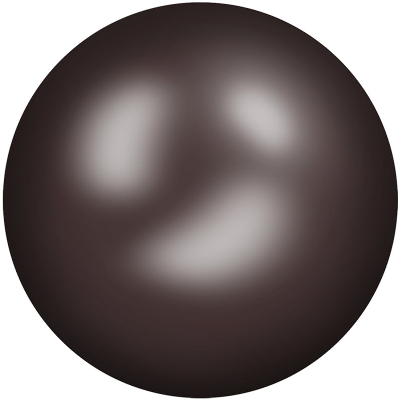 Aurora Kristals Aurora Ceramic Cabochon 1631BF Brown Flare ss10
