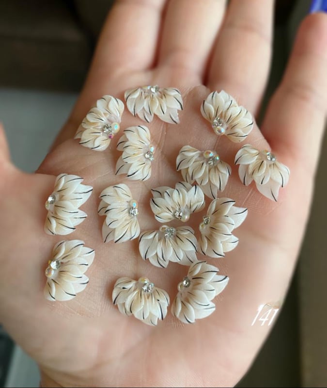 PNS Handgemaakte Acryl 3D Bloemen 141