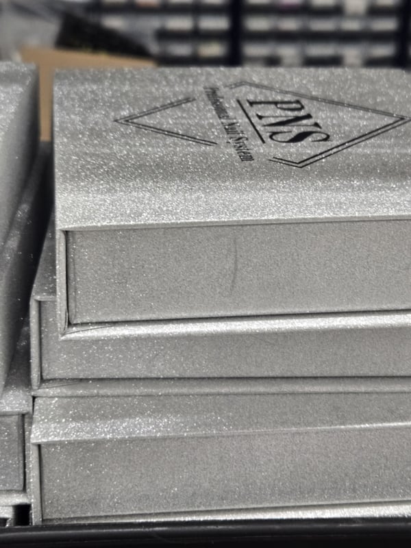 SALE Lege verzamelbox glitter doosje B-KEUZE