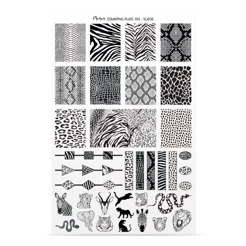 Moyra Stamping Plate 104 Suede
